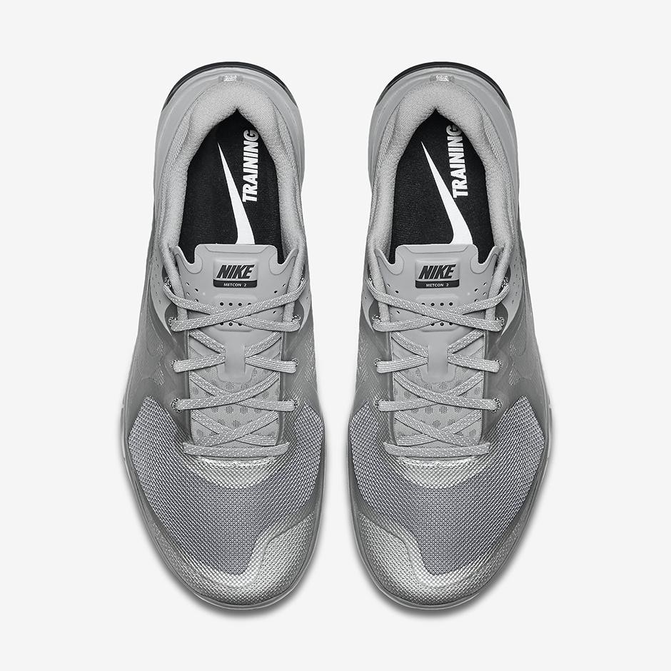 Nike Metcon 2 Strong As Steel Wolf Grey Metallic Silver 44