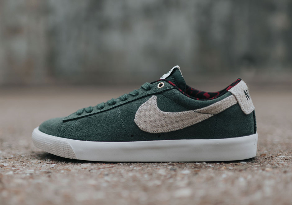 nike sb blazer low green