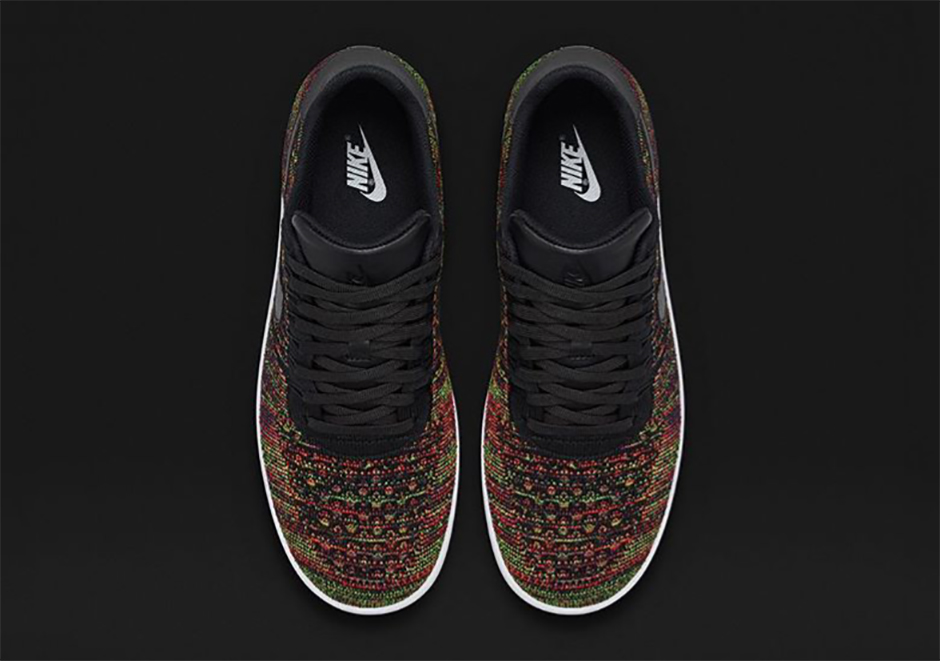 Nikelab Air Force 1 Low Flyknit Ulra Multi Color 03