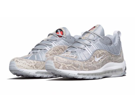 Official Images Of The Supreme x Nike Air Max 98 “Sail”