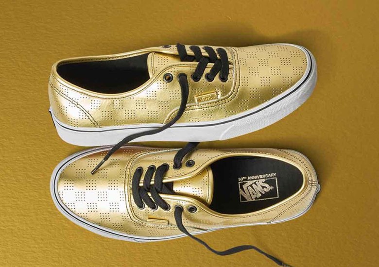 linned studieafgift Skrive ud Vans 50th Anniversary Gold Collection | SneakerNews.com