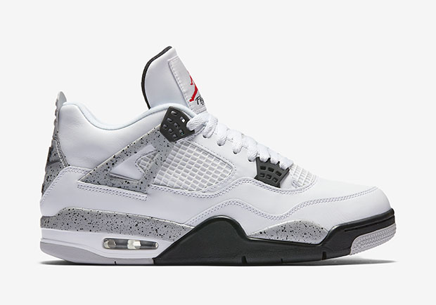 Air Jordan 4 "White/Cement" Restock At Finish Line