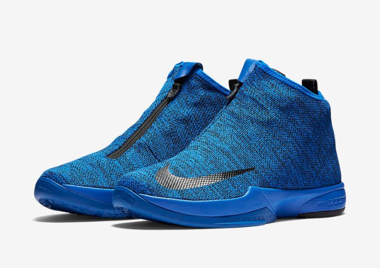 Blue Jacquard Uppers On The Latest Nike Zoom Kobe Icon