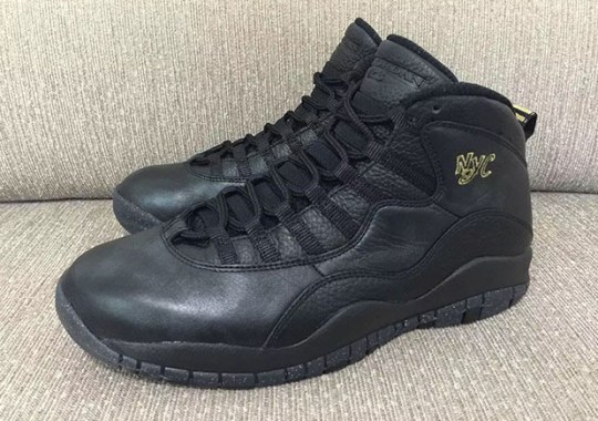 Release Date For Air Jordan 10 “NYC” Gets Pushed Back 5 Days