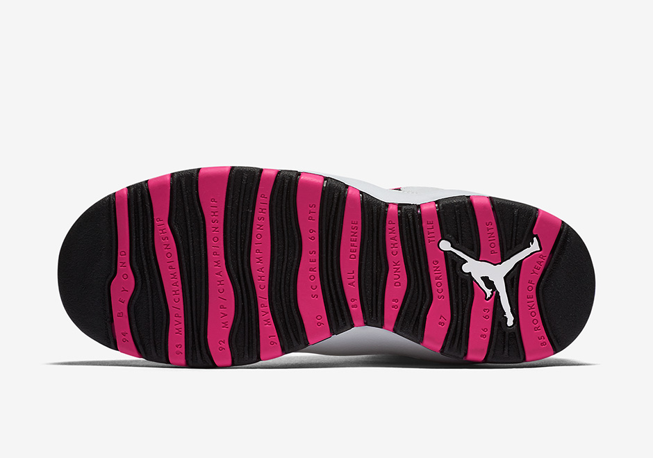 Air Jordan 10 Vivid Pink Release Details 06