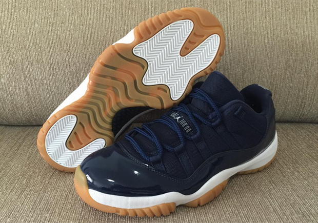 A Detailed Look At The Air Jordan 11 Navy Gum SneakerNews