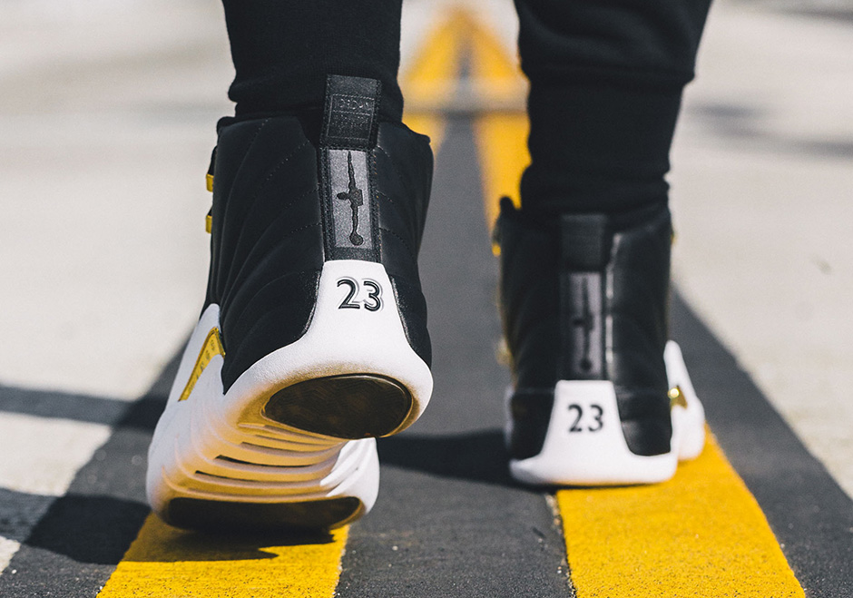 Jordan 12 clearance wings on feet