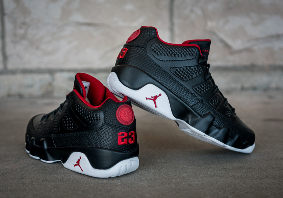 "Bred" Gets A Snakeskin Remix On This Weekend's Air Jordan 9 Low