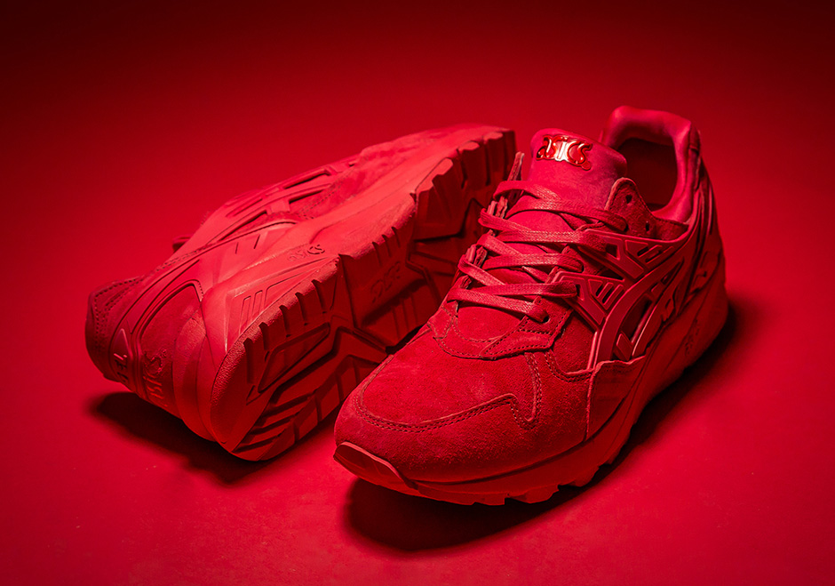 asics shoes all red