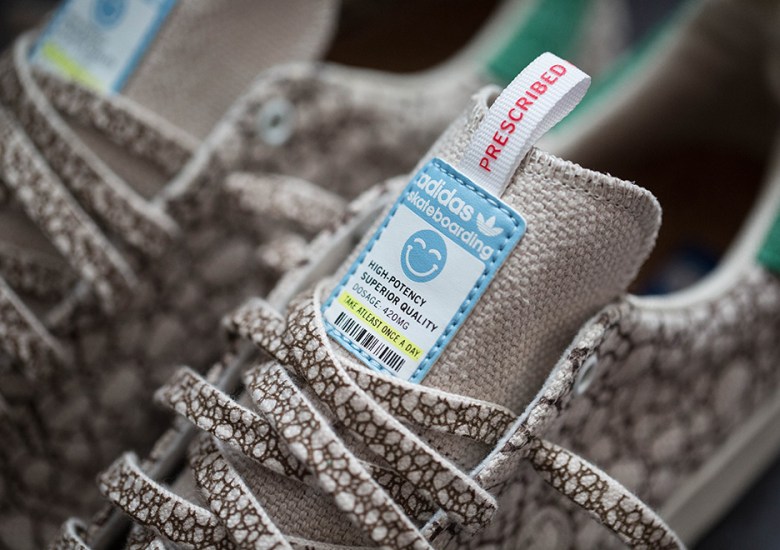 The BAIT x adidas Stan Smith Vulc Is Inspired By Medicinal Marijuana