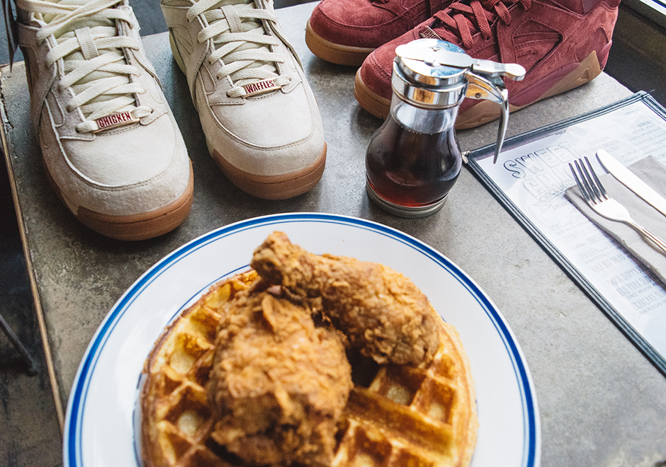 Sweet Chick Of NYC Transforms Fila Sneakers Into Chicken And Waffles
