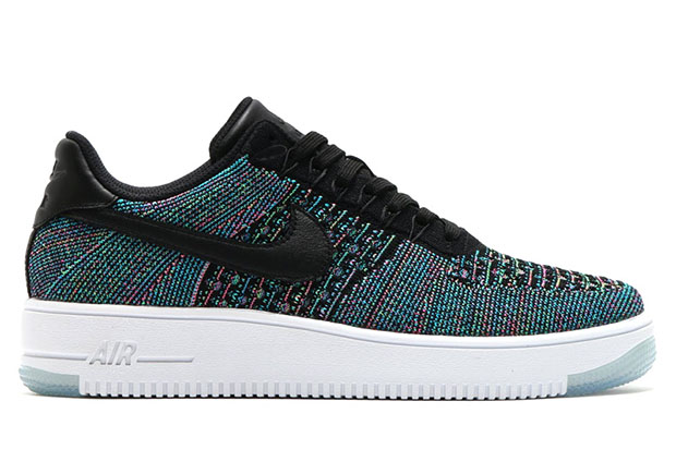 Nike Air Force 1 Flyknit Low Blue Lagoon Voltage Green Pink Blast 1