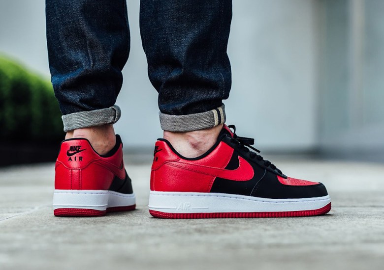 An On-Foot Look At The Nike Air Force 1 Low “Bred”