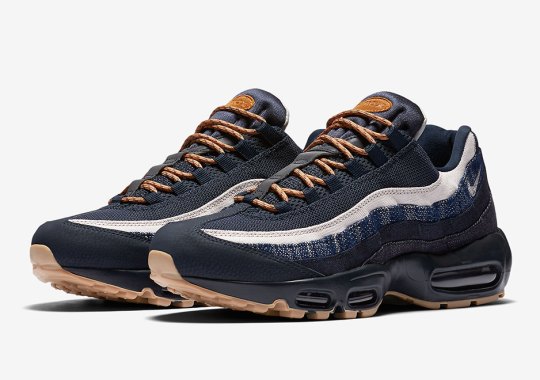 The Nike Air Max 95 Built With Denim, Suede, And Gum