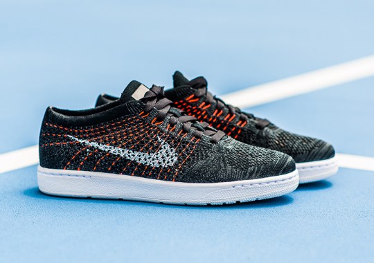 Nike’s Low-Key Flyknit Hit Releases In Anthracite And Orange
