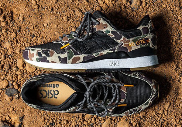 atmos x ASICS GEL-Lyte III Duck Camo | SneakerNews.com