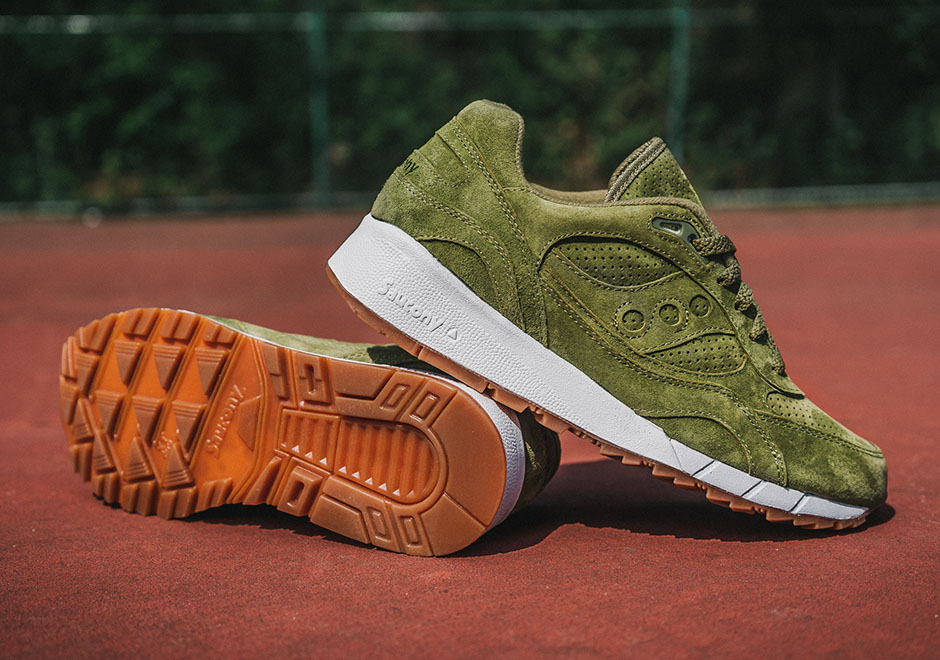 Packer Exclusive Saucony Shadow 6000 Olive Suede 11