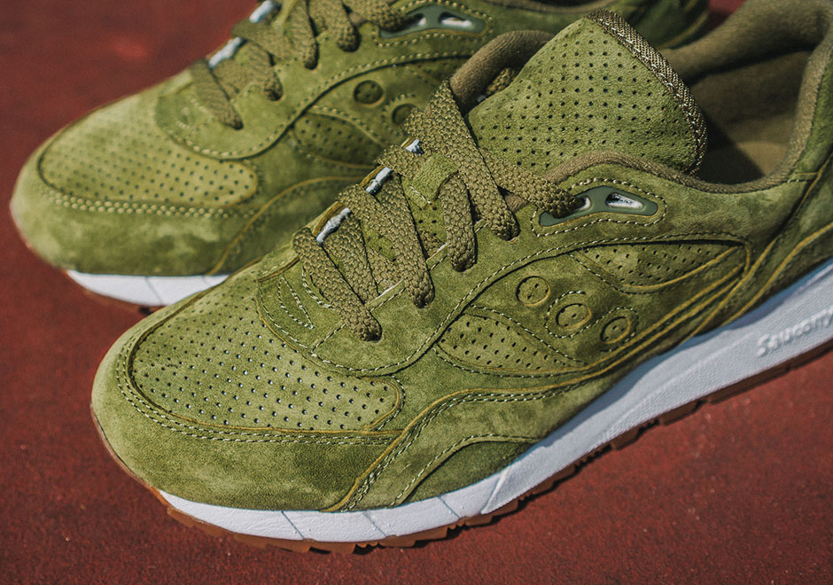 Packer Exclusive Saucony Shadow 6000 Olive Suede 12