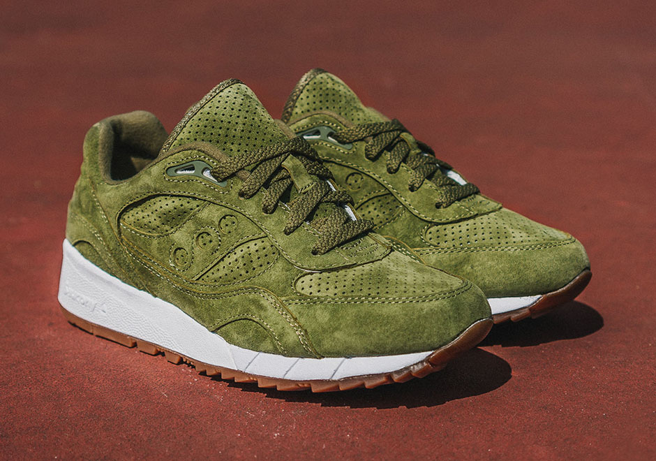 Packer Exclusive Saucony Shadow 6000 Olive Suede 7