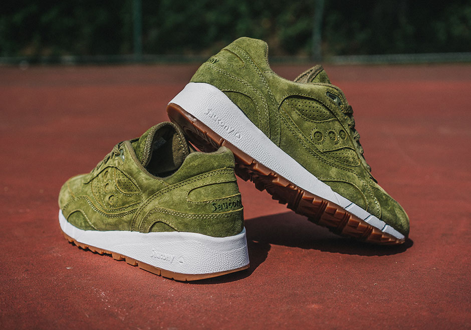 Packer Exclusive Saucony Shadow 6000 Olive Suede 9