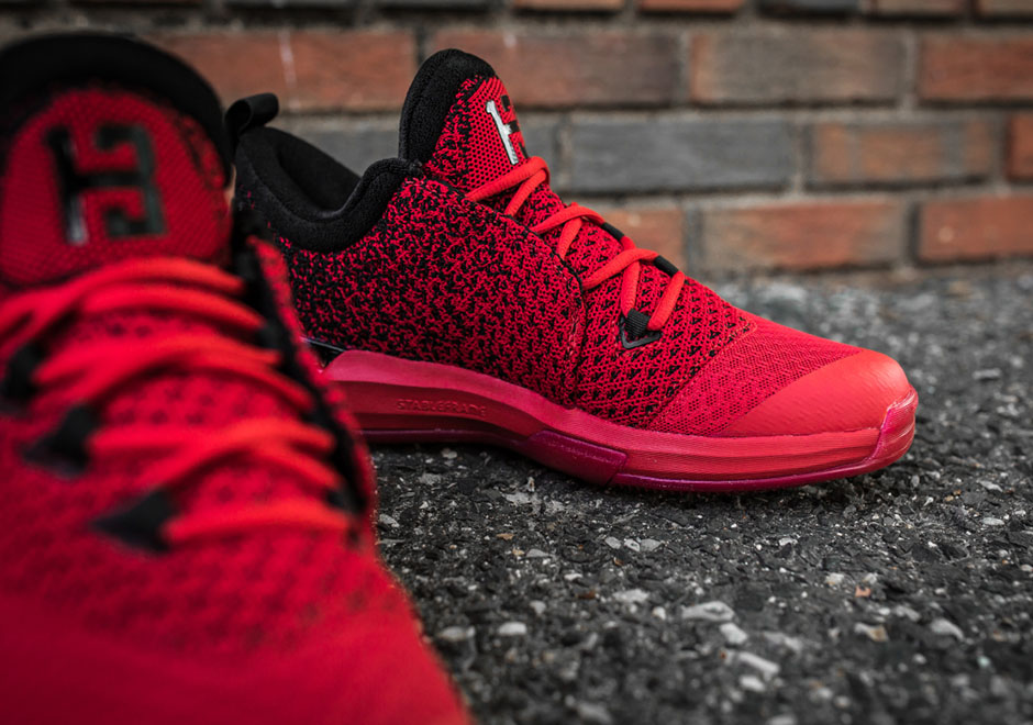 Adidas Crazylight Boost 2 5 Low James Harden Pe Red Black 6
