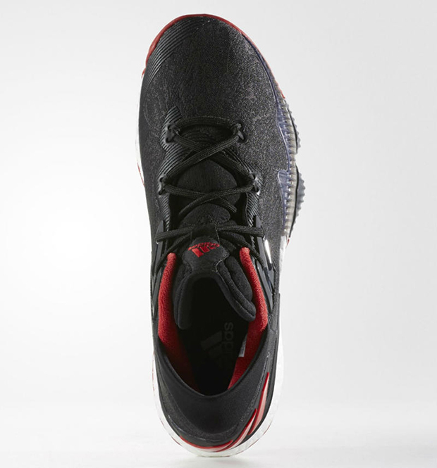 Adidas Crazylight Boost 2016 Preview Black Red 4