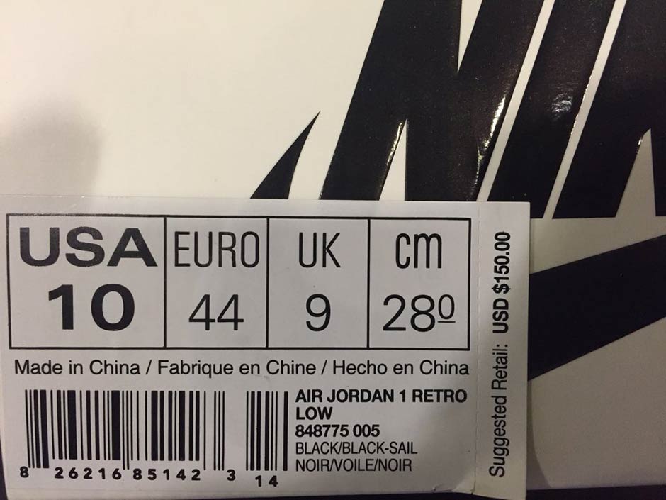Air Jordan 1 Retro Low Black Sail Premium 1