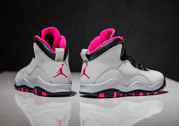 The Air Jordan 10 Retro Welcomes Pink Tones For Girls