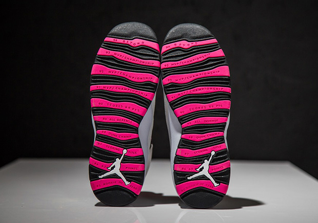 Air Jordan 10 Gs Grey Pink Black 03
