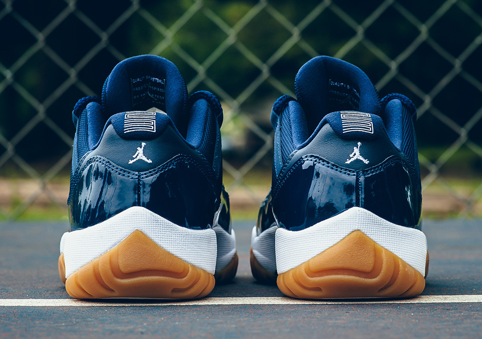 Conquer The Summer In The Air Jordan 11 Low Navy Gum •