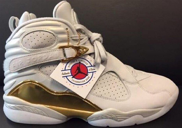 Best Look Yet Of The Air Jordan 8 "Cigar And Champagne"