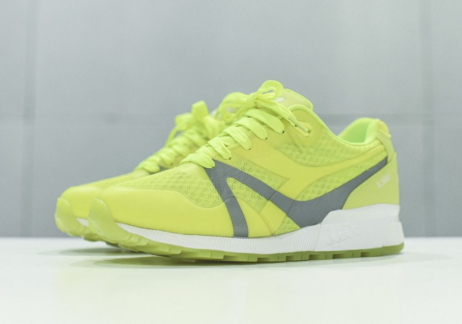 The Diadora N9000 Shines In New Fluorescent Mesh