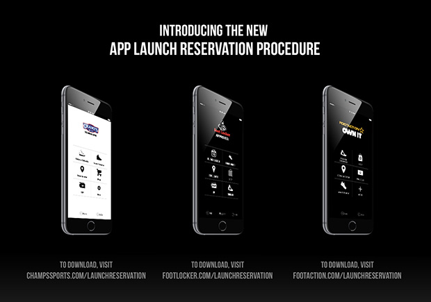 Foot Locker Inc. Unveils App Launch Reservation Procedure