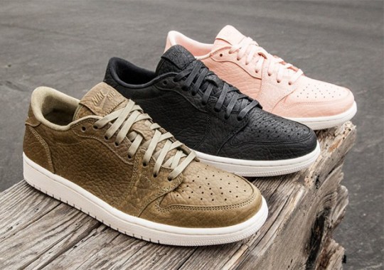 All Three Swooshless Air Jordan 1 Lows Release This Weekend