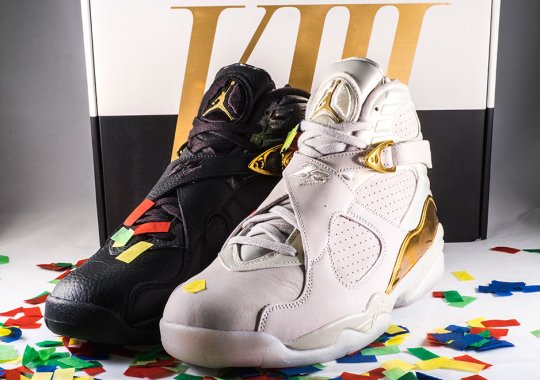 A Detailed Look At The Air Jordan 8 “Cigar & Champagne” Collection