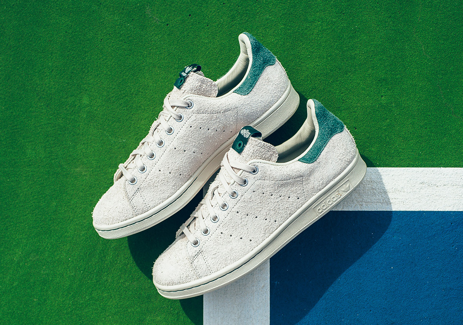 adidas stan smith green suede