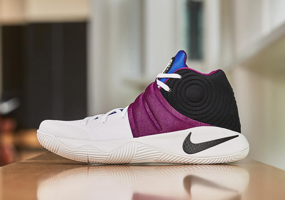 kyrie 2 purple and white