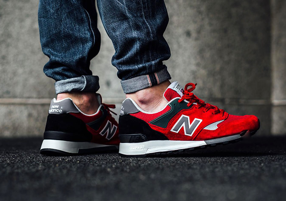 New Balance 577etr Made In England Red Black3