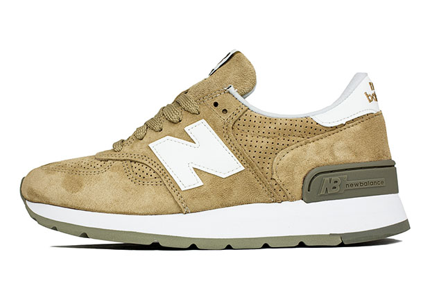 New Balance 990 Made In Usa Beige Tan White 2