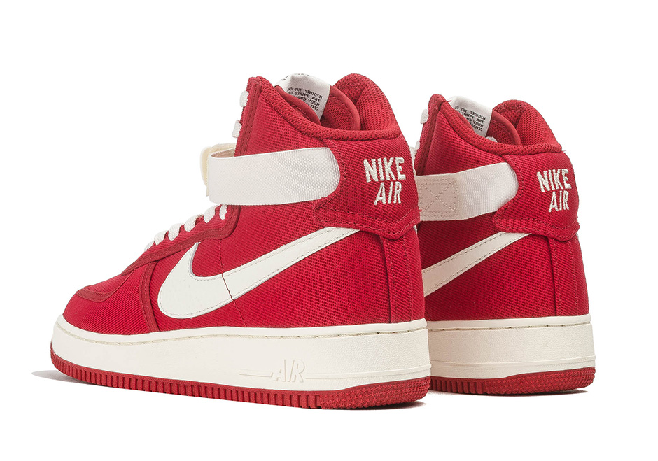 Nike Air Force 1 High Canvas Gym Red 03