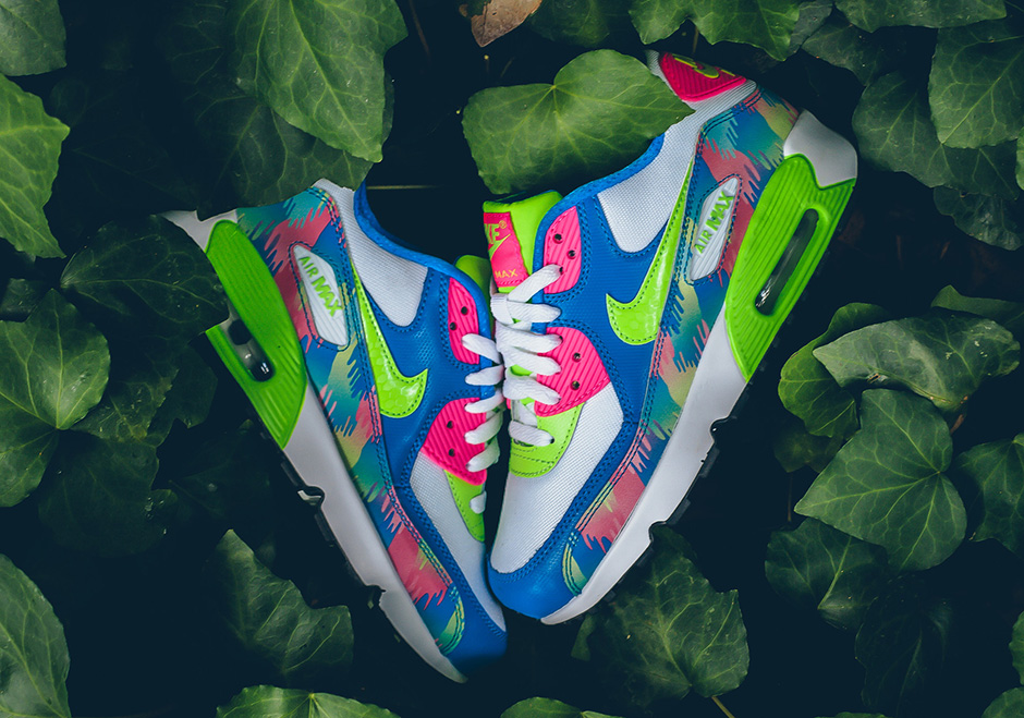 Bright Colors Are Still In For Kids And The Nike Air Max 90