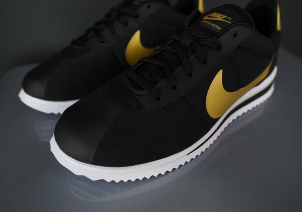 NIke Cortez Ultra Black/Gold | SneakerNews.com