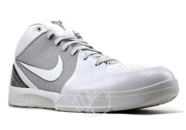 Nike Kobe 4 Livestrong Pe White Silver 3