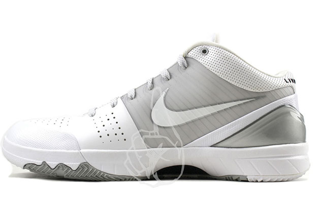 Nike Kobe 4 Livestrong Pe White Silver 4