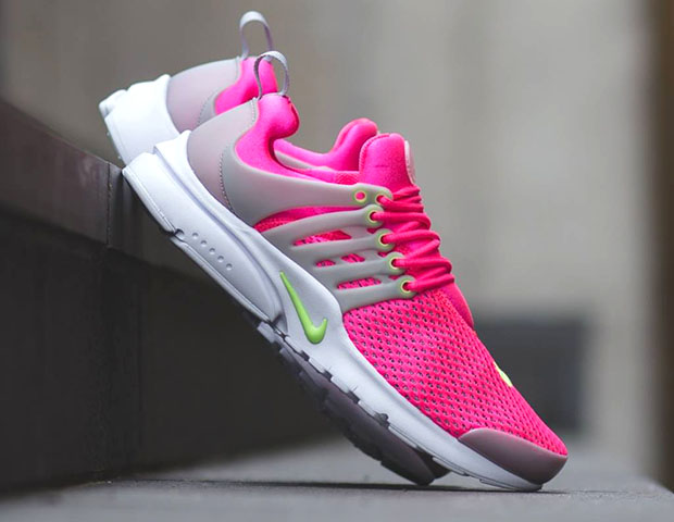 Nike Presto Breeze Gs Hyper Pink Ghost Green 2