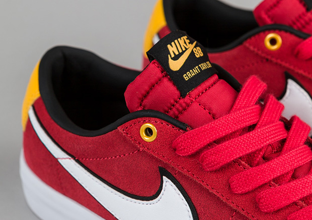 Grant Taylor’s Nike SB Blazer Low In University Red And Yellow