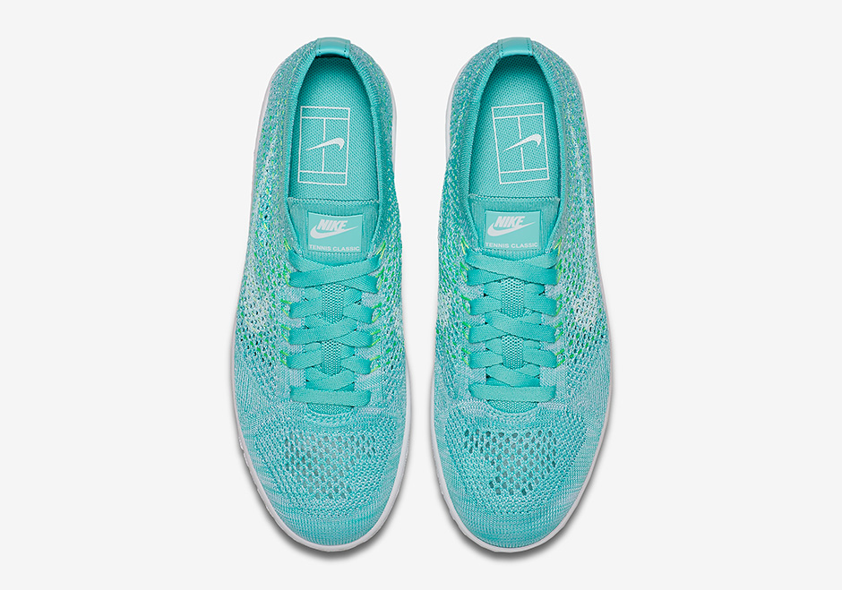 Nike Tennis Classic Flyknit Hyper Turquoise 05