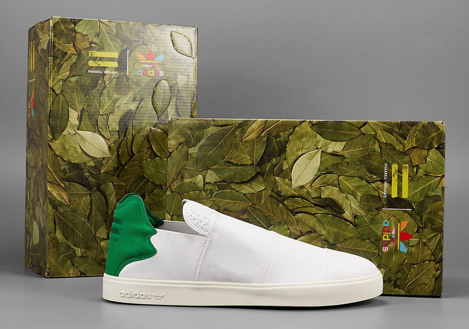 Pharrell Adidas Elastic Slip On Detailed Look 1