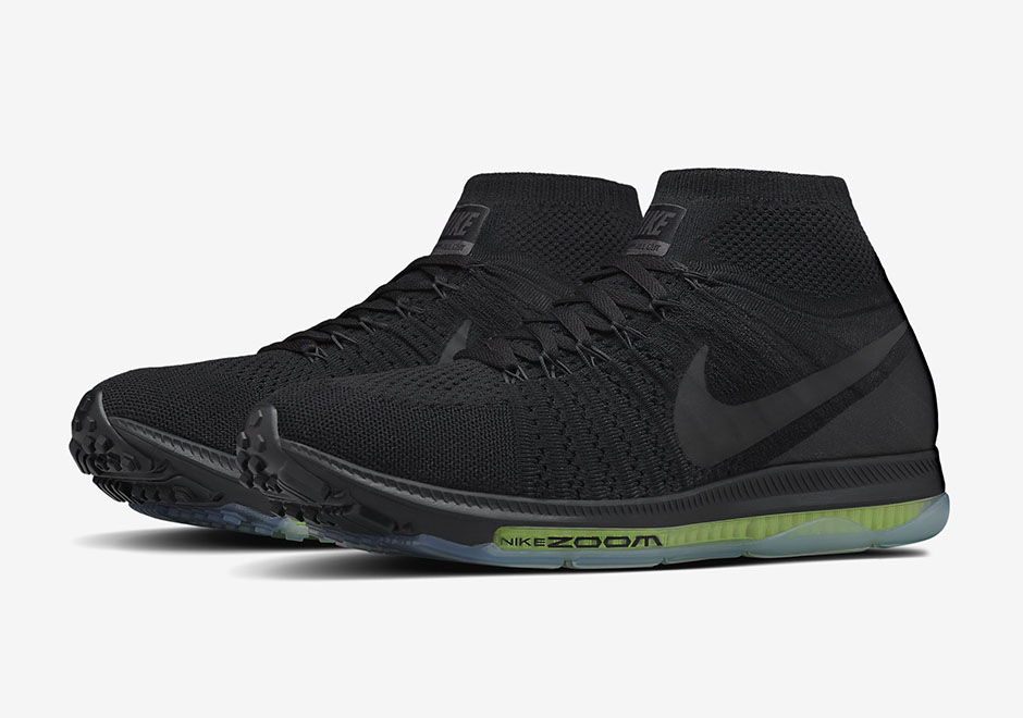 Nike Zoom All Out Flyknit Black/Volt 