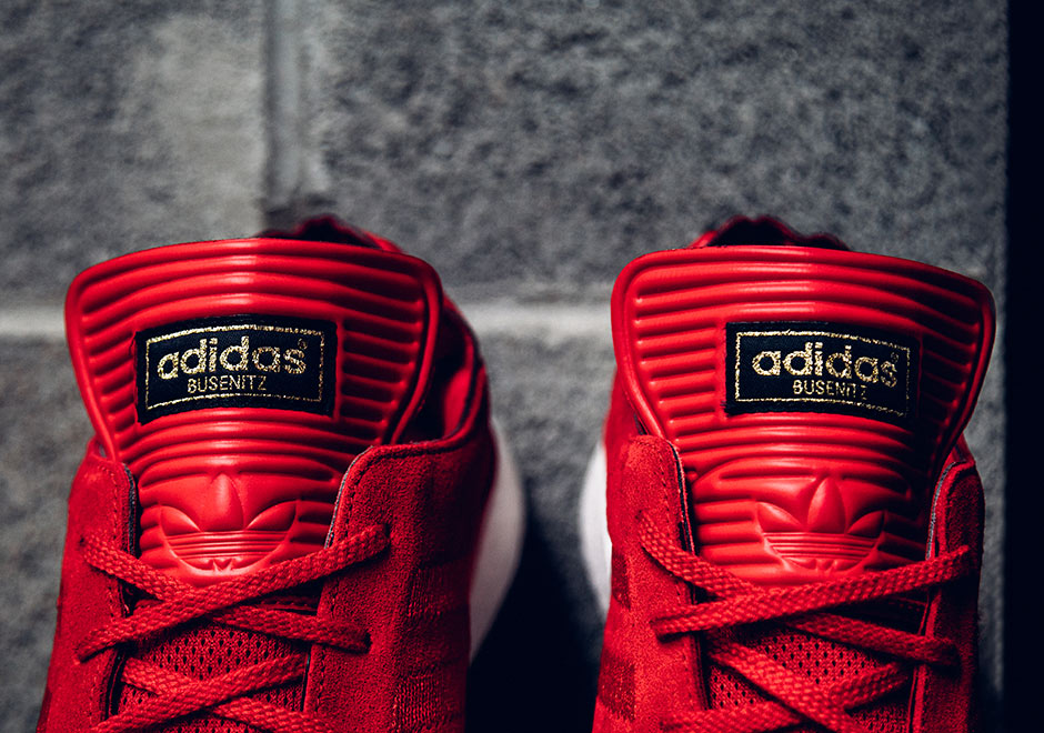 Adidas Busenitz Pure Boost Red Suede 3